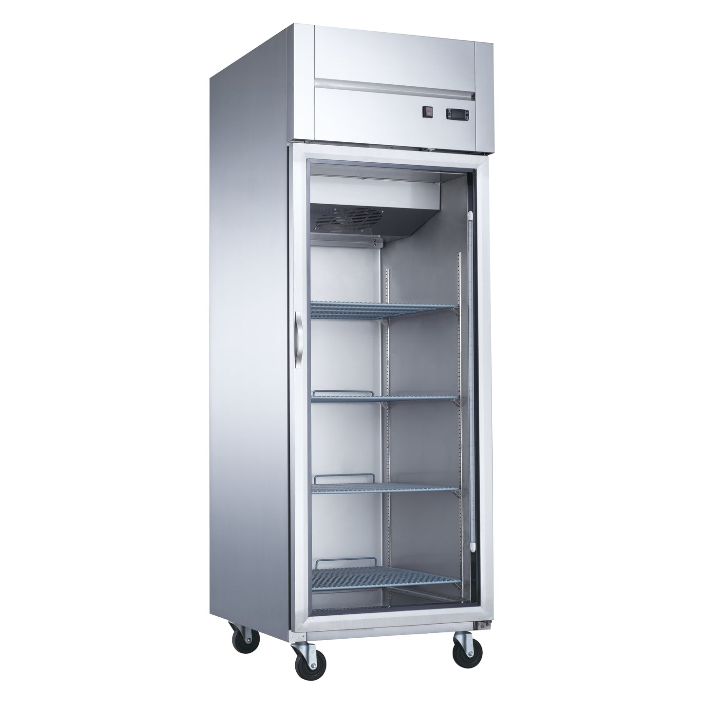 D28AR-GS1 Top Mount Single Glass Door Commercial Reach-in Refrigerator