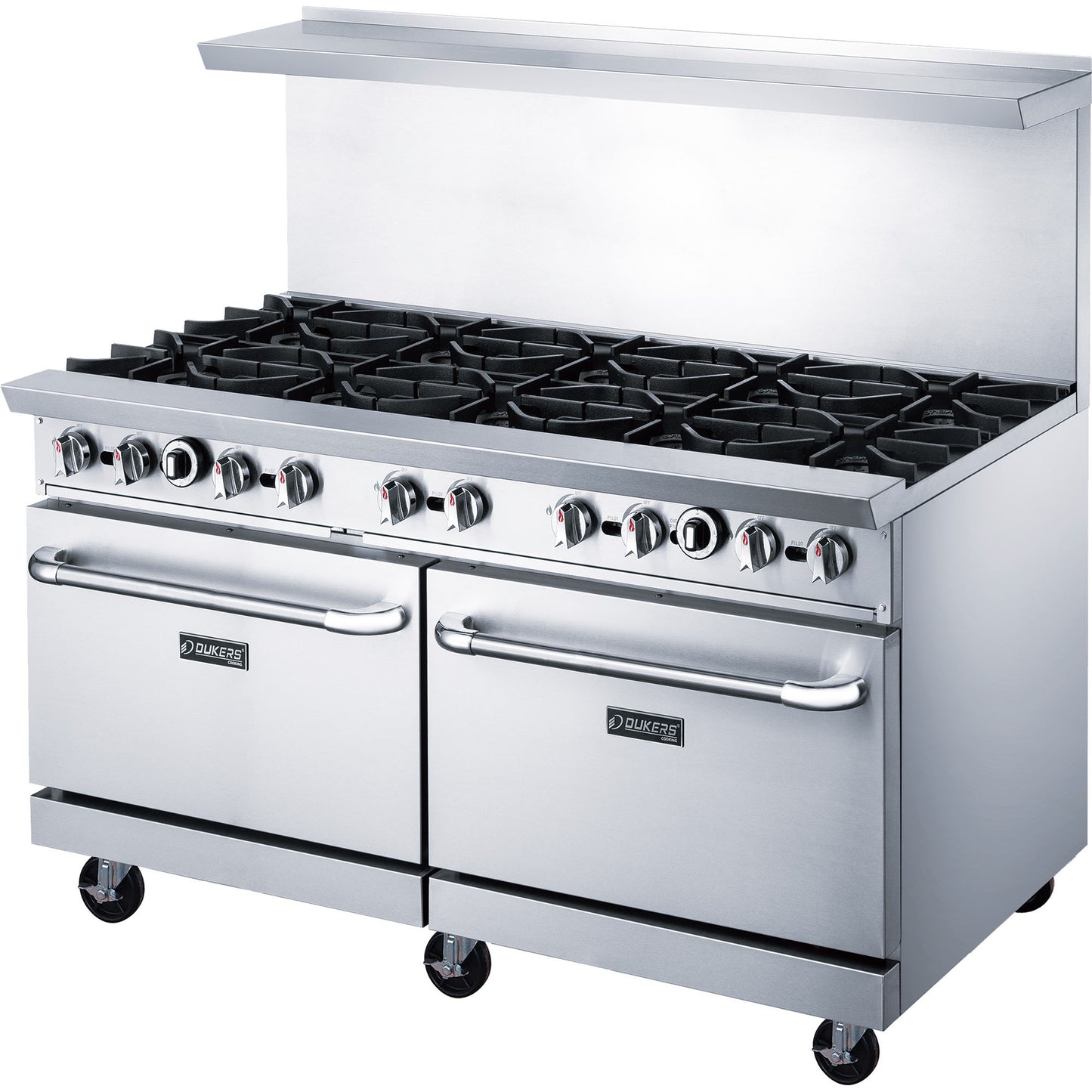 DCR60-10B 60″ Gas Range with Ten (10) Open Burners