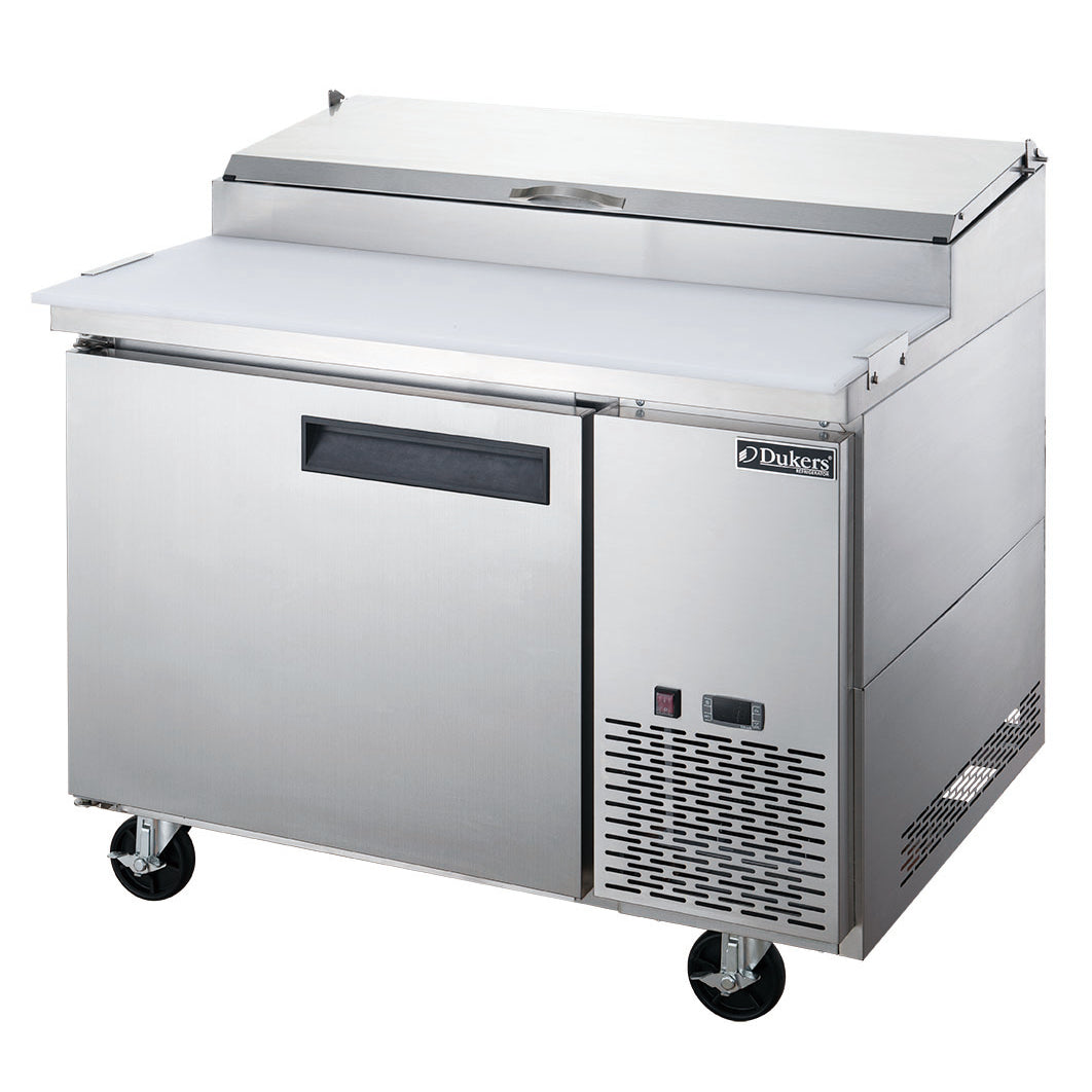 DPP44-6-S1 Commercial Single Door Pizza Prep Table Refrigerator