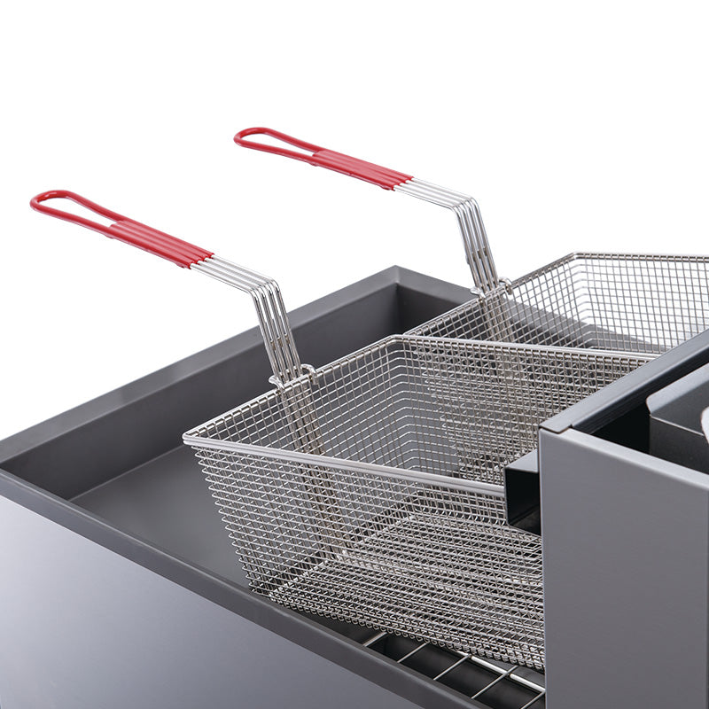 DCF3-NG Natural Gas Fryer with 3 Tube Burners